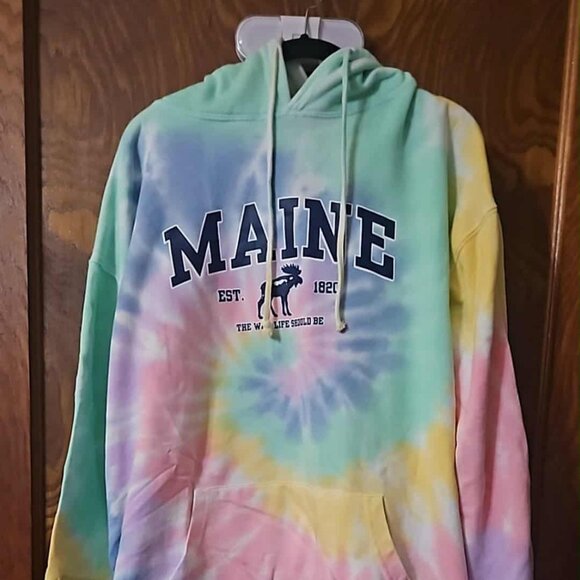 Maine tie dye hoodie XXL / US 20-22 - Picture 1 of 2